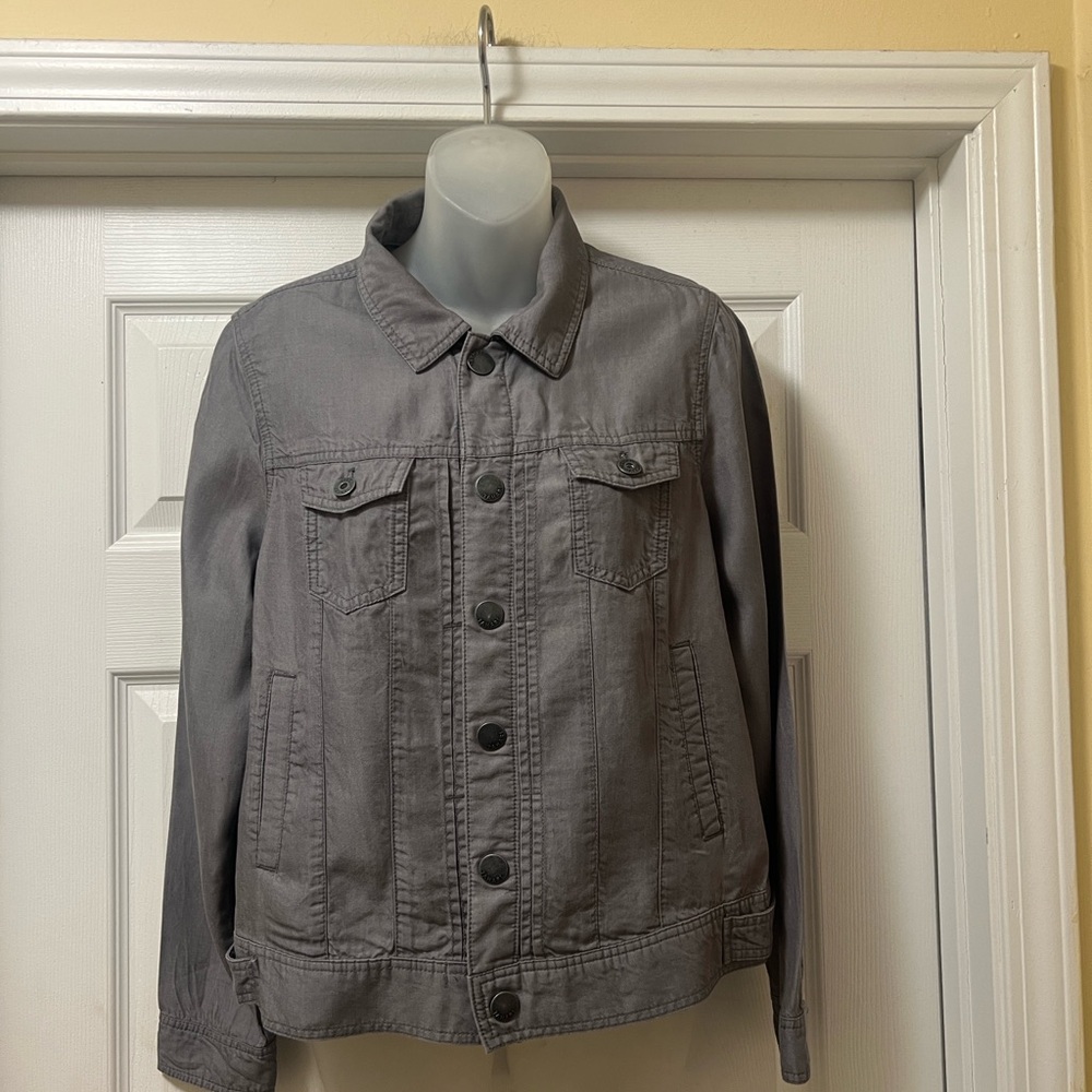 Tahari Women's Gray Utility Jacket